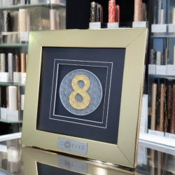 Lucky 8 Energy Pewter Plate
